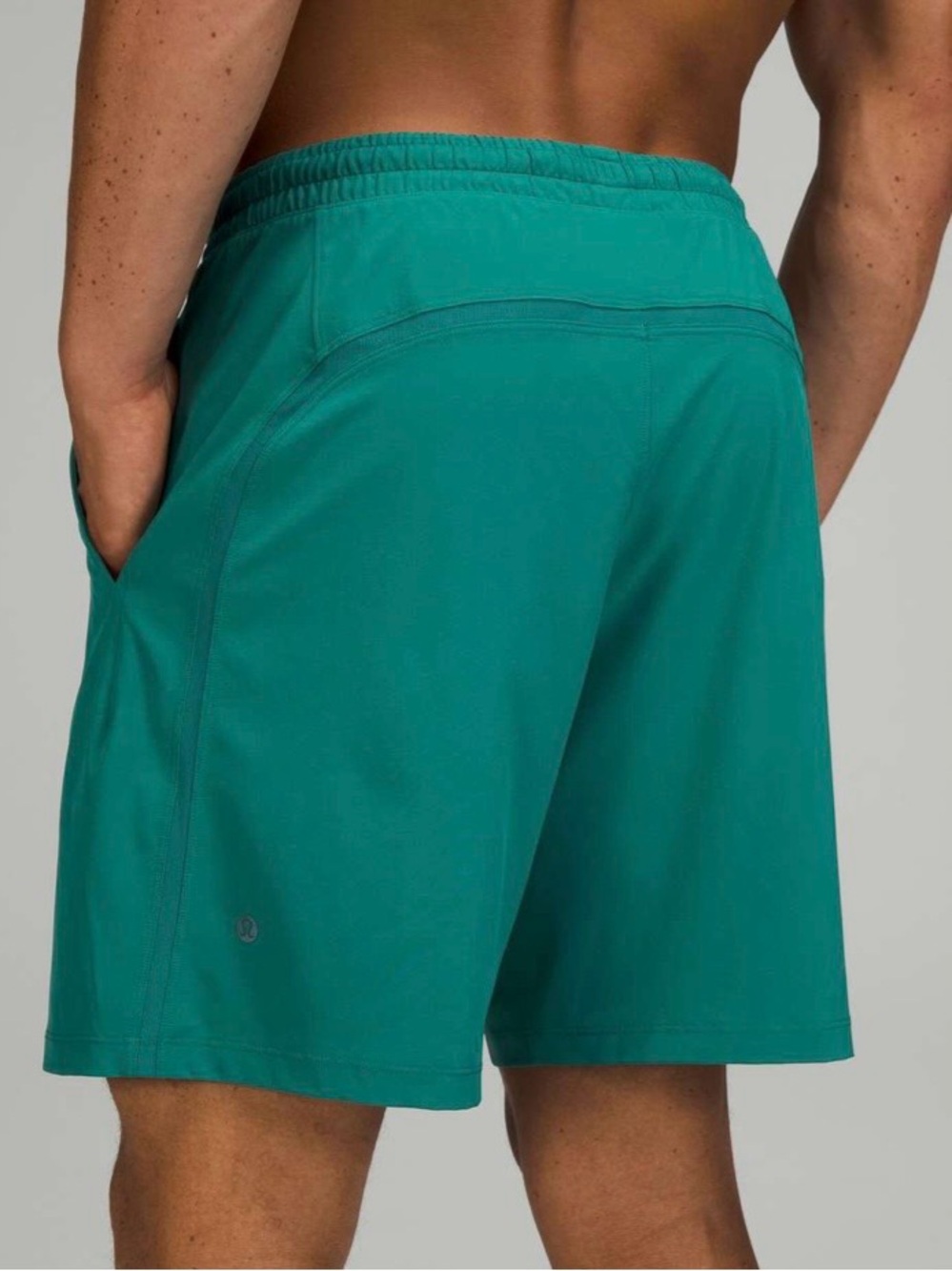 Lululemon Mens Pace Breaker Teal Lagoon Green Medium 7” Inseam
